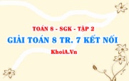 Giải Toán 8 trang 7 Kết nối tri thức Tập 2